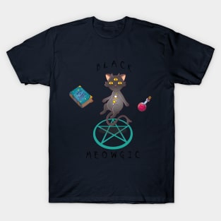 Black Meowgic T-Shirt